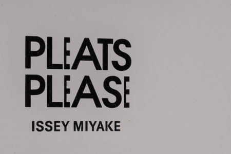 Bordeaux , Aquitaine France - 28 12 2022 : pleats please issey miyake logo brand and sign text front facade store fashion trend clothes shopのeditorial素材