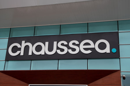 Bordeaux , Aquitaine France - 02 25 2023 : Chaussea logo brand and text sign footwear store building...