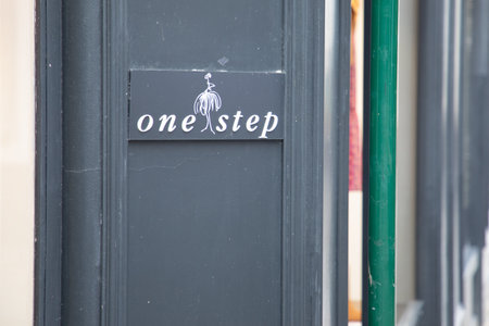 Bordeaux , Aquitaine France - 02 25 2023 : one step sign text and logo brand on entrance shop part Ikks fashion storeのeditorial素材