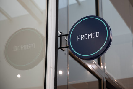 Bordeaux , Aquitaine France - 02 25 2023 : Promod store sign brand and text logo facade French shop chain for women girl fashion boutiqueのeditorial素材