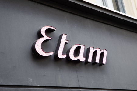 Bordeaux , Aquitaine France - 02 25 2023 : Etam sign shop logo and text store brand facade clothing...