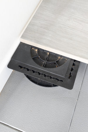 Rubber floor tile outdoor terrace flooring patio pavers with adjustable studsの写真素材