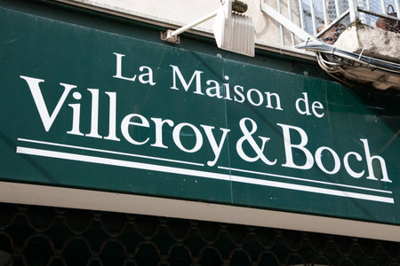 lyon , Aura France - 04 24 2023 : La maison villeroy & boch logo brand and text sign store facade of manufacturer of kitchenware ceramics shopのeditorial素材