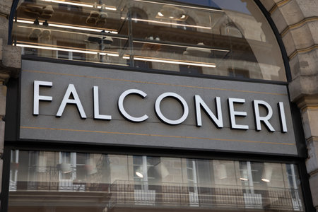 Bordeaux , Aquitaine France - 05 19 2023 : falconeri sign text entrance store and logo brand shop on facade boutique clothing chainのeditorial素材