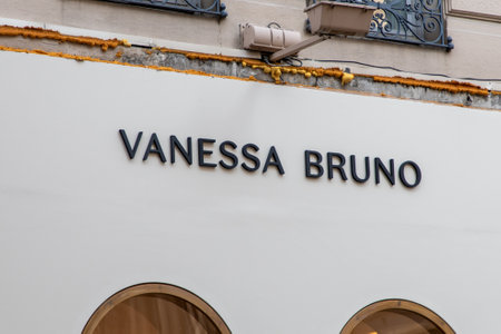 Bordeaux , Aquitaine France - 06 22 2023 : vanessa bruno logo text and brand sign shop blouses...