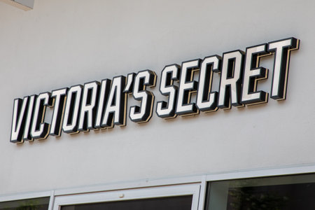 Bordeaux , France - 06 27 2023 : victoria's secret facade sign logo brand and text sign at entrance of fashionable store of fashion commercial clothing chainのeditorial素材