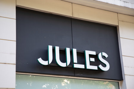 Bordeaux , France - 06 27 2023 : jules facade sign logo brand and text sign at entrance of fashionable textile store of fashion commercial clothing chainのeditorial素材