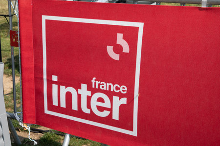 Bordeaux , France - 07 01 2023 : france inter brand logo and text sign of radio broadcaster network french public serviceのeditorial素材