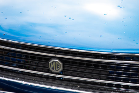 Bordeaux , France - 07 01 2023 : MG Midget sports manufacturer logo brand and sign text badge on face vintage British carのeditorial素材