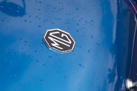Bordeaux , France - 07 01 2023 : MG Midget Classic logo brand and text sign from morris garages...