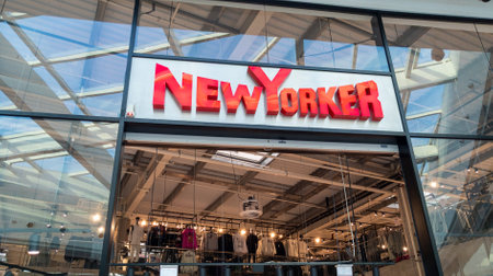 Bordeaux , France - 09 12 2023: New Yorker logo sign and text brand store NewYorker facade fashion...