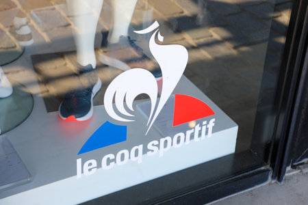 Bordeaux , France - 10 01 2023: Le coq sportif logo brand Rooster sporty french and text sign of sportswear store supplier of athletic manufacturer sports equipment shopのeditorial素材