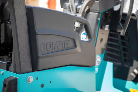 Bordeaux , France - 11 07 2023: bomag logo brand and text sign Fayat Group Bomag company industry