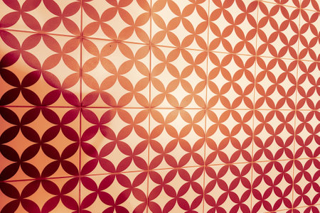 background azulejos abstract wall decoration tiles ethnic ornament in south style mosaic artの写真素材