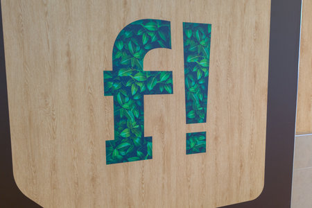 Bordeaux, France - 01 20 2024: Flunch f! sign text self service logo brand restaurant chain open 7 days a week with unlimited buffetのeditorial素材