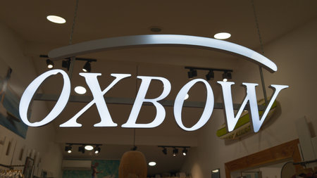 Bordeaux , France - 01 29 2024: oxbow logo sign and brand text on store facade clothing shop French...