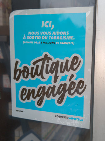 Bordeaux, France - 02 12 2024: vdlv boutique engagede logo sign and brand text french manufacturer of nicotine and E-Liquids