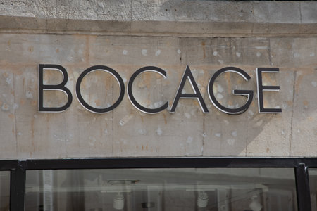 Bordeaux , France - 07 21 2024: Bocage logo brand and text sign front entrance French store of footwear chain fashion shoesのeditorial素材