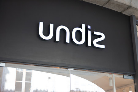 Bordeaux , France - 07 21 2024: undiz logo brand boutique and text sign front facade shop lingerie...