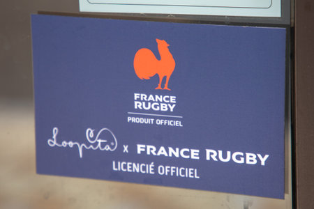 Bordeaux , France - 08 07 2024: loopita france rugby logo text and brand sign french rugby sport shop clothing fashion storeのeditorial素材
