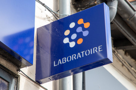 Bordeaux , France - 09 04 2024: Eurofins brand logo and text sign front of local french medic lab...