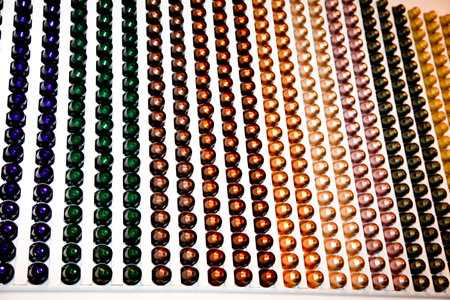 Bordeaux , France - 09 26 2024: Nespresso sign brand aluminum coffee capsule store of coffee doses shop in cityのeditorial素材