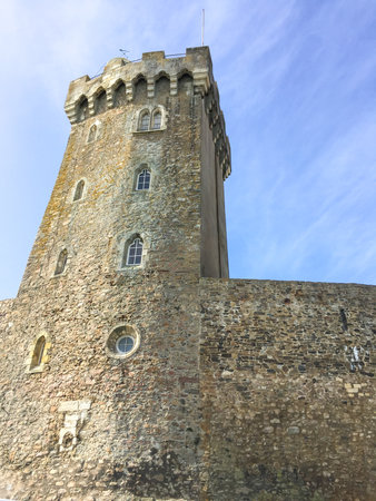 The Arundel Tower of Chaume lighthouse in city Les Sables-d'Olonne Franceの写真素材