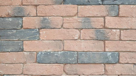 background lines old pink gray brick wall texture grungy rusty blocks of stonework line color gray vertical architecture wallpaperの写真素材