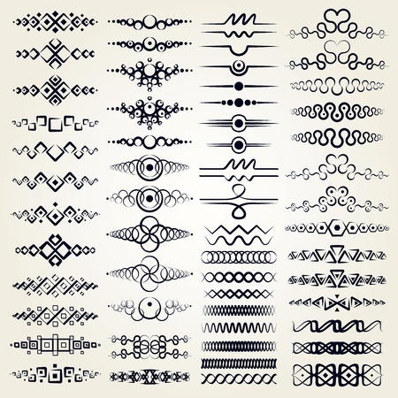 Design elements and page decoration. のイラスト素材