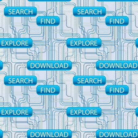 Web links seamless patternのイラスト素材