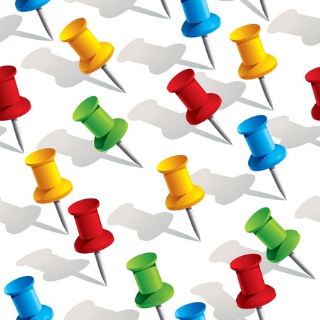 Pins seamless pattern.のイラスト素材