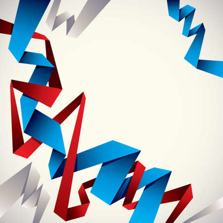 Abstract background with red and blue stripes.のイラスト素材