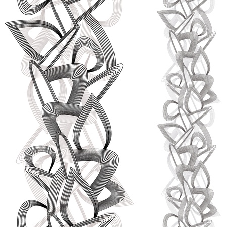 Seamless vertical vector background.のイラスト素材