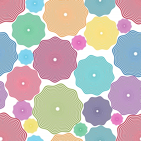 Abstract seamless pattern, vector wallpaper background.のイラスト素材