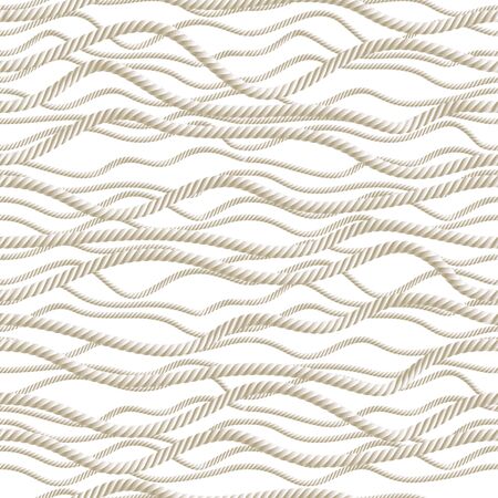 Ropes seamless pattern, vector background のイラスト素材