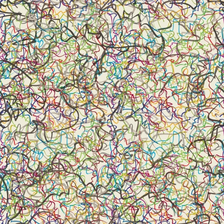 Multicolored threads fashion seamless pattern.のイラスト素材