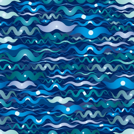 Water marine dark blue seamless background.のイラスト素材
