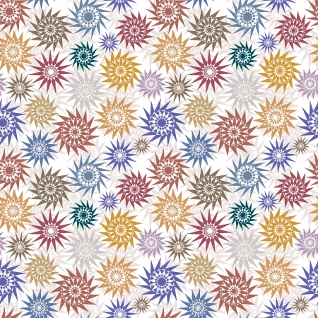 Native style ornamental stars vector background のイラスト素材