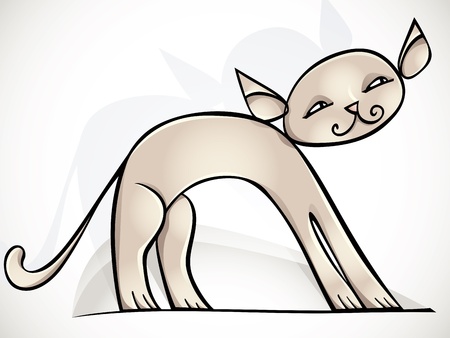 Cat  cartoon.のイラスト素材