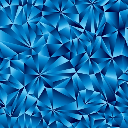 Blue geometric surface seamless pattern.のイラスト素材