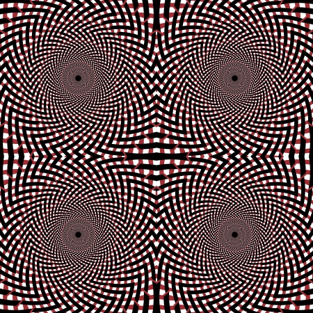 Geometric lined optical seamless pattern.のイラスト素材