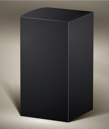 Black pack for design or product visualizing.のイラスト素材