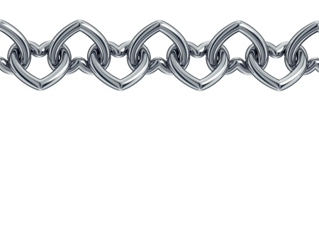 Chain with heart shaped links 