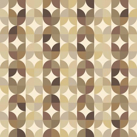 Vector colorful geometric background, vintage abstract seamless pattern.のイラスト素材