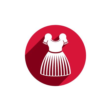 Dress vector icon isolated.のイラスト素材