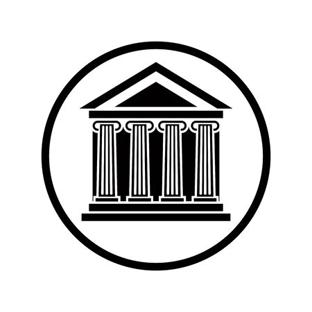 Bank vector icon.のイラスト素材