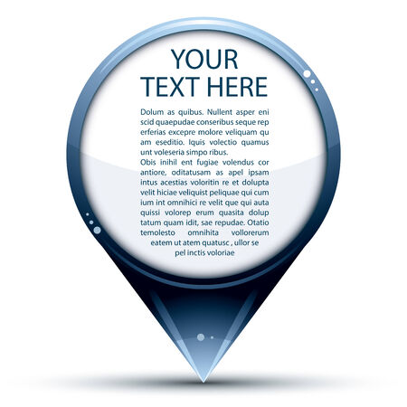 Vector design element with place for text.のイラスト素材