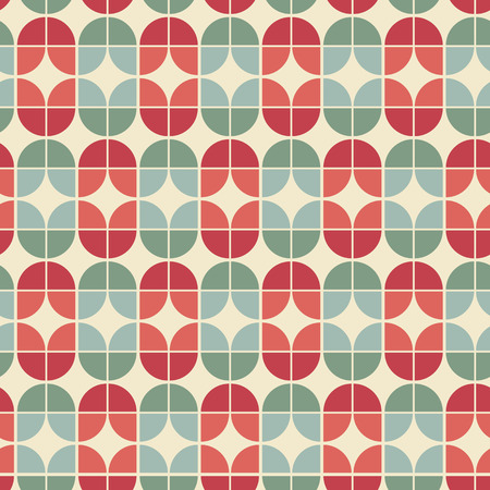 Seamless geometric tiles pattern in vintage style, vector abstract background.
のイラスト素材