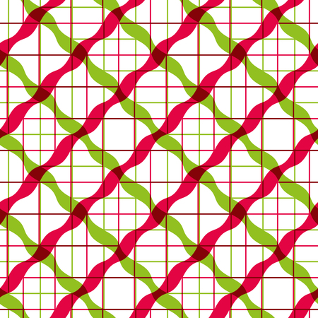 Retro tiles seamless pattern, vector background.のイラスト素材