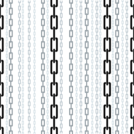 Chains seamless pattern, vector background.